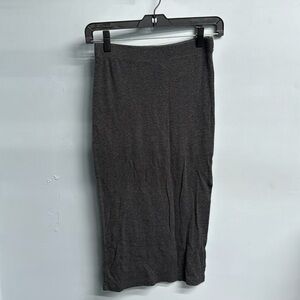 Forever 21 - Fitted Midi Skirt with Slit - Size Extra Small